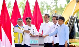 Jokowi Resmikan Groundbreaking Kantor Baru Bank BTN di IKN